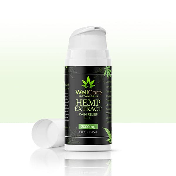 Gel d'extrait de chanvre pour soulager la douleur maximale - 2000 mg - Pompe sans air