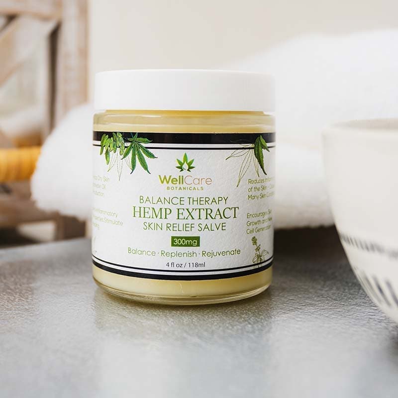 Hemp Extract Skin Salve 300mg Well Care Botanicals