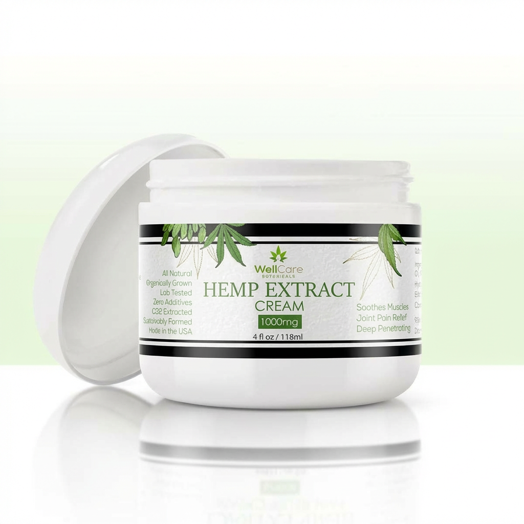 1000mg CBD Hemp Muscle & Joint Recovery Cream - Extra Strength